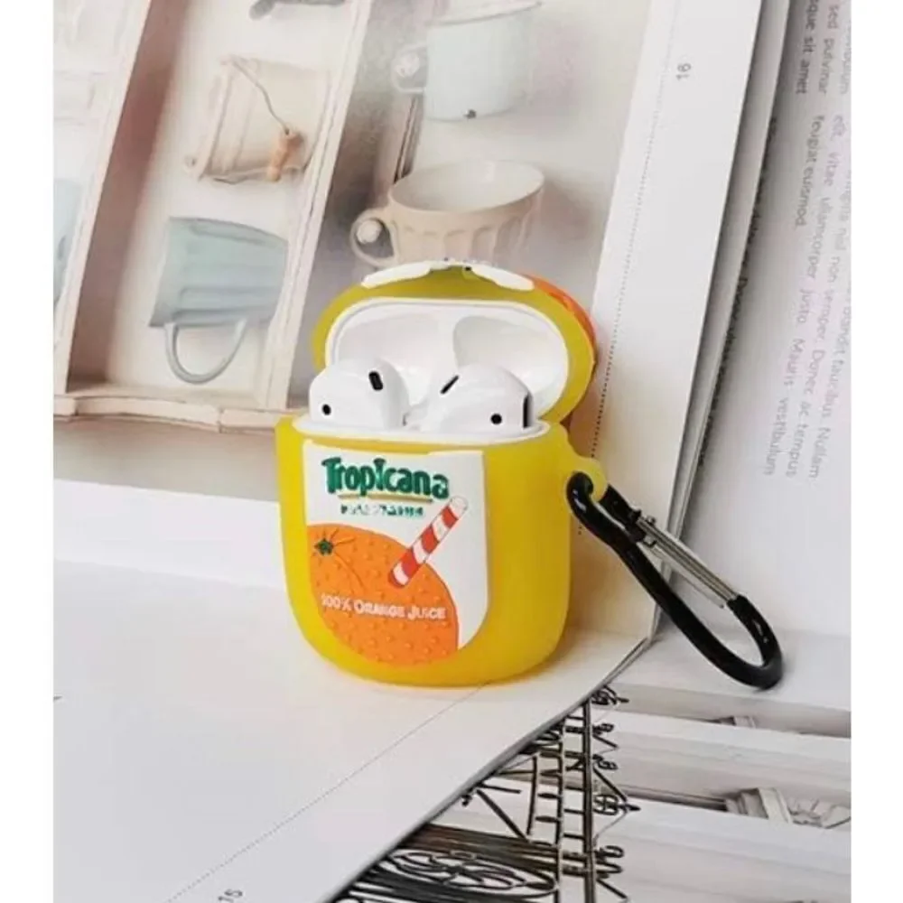 Tropicana Orange Juice Airpod Case